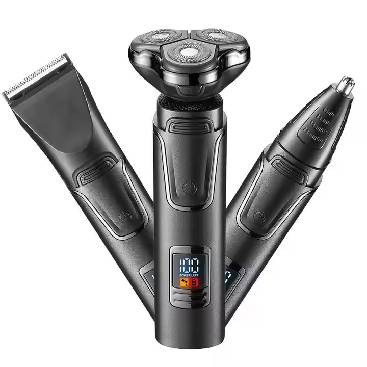 Electric Shaver Rotary - Rasoio Elettrico 3 in 1 con