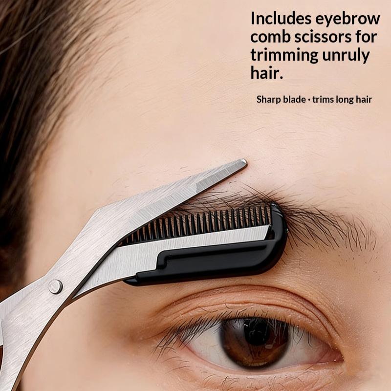 Men'S Grooming Eyebrow Shape - Kit per la Cura delle Sopracciglia