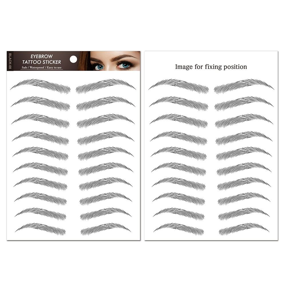 Men'S Grooming Eyebrow Shape - Strumenti per il Trucco 3D: Adesivi