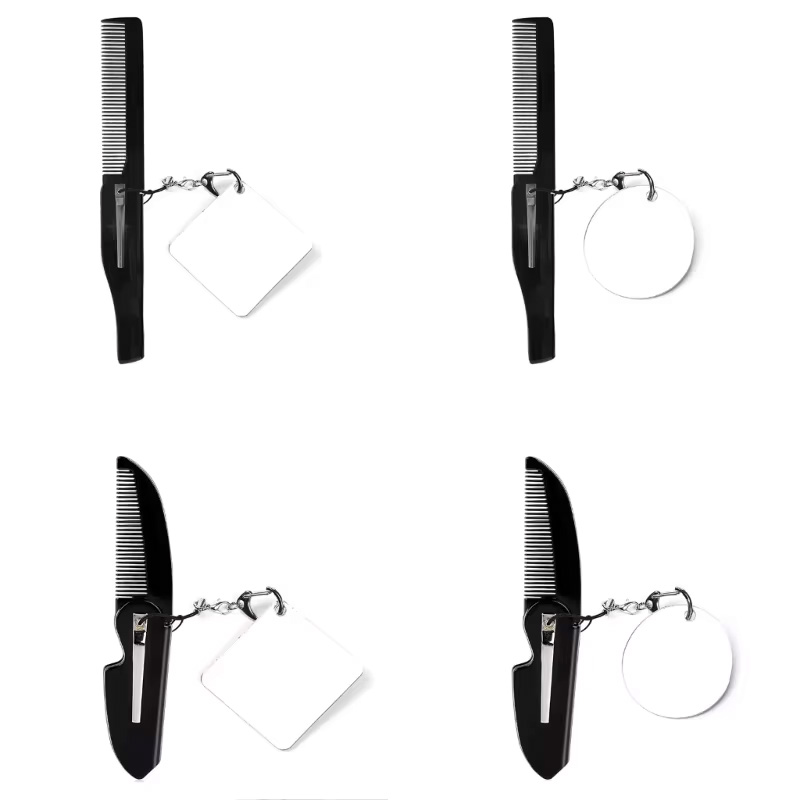 Men'S Grooming Tool - Pettine per barba pieghevole portatile per