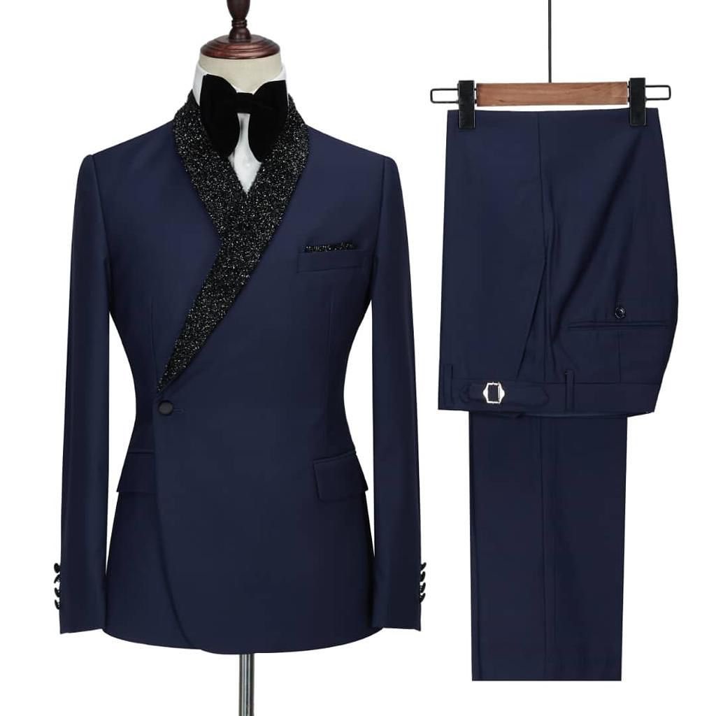 Mens Grooming Kit Luxury - Completi da uomo blu Navy Set