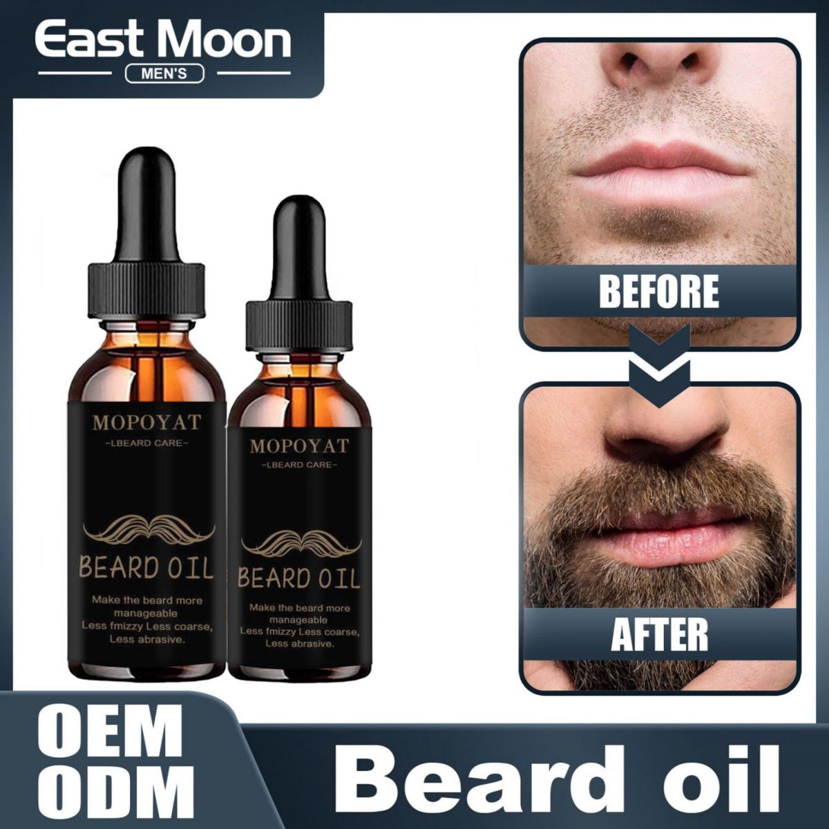 Mens Grooming Treatment - Olio per barba per la crescita