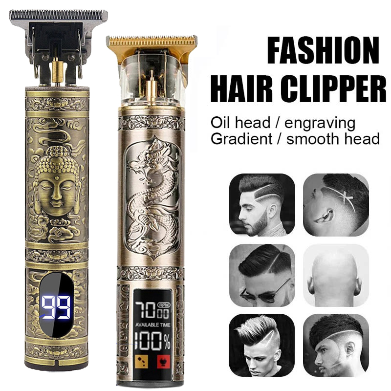 Electric Shaver Rotary - Tagliacapelli da uomo ricaricabile T9 per