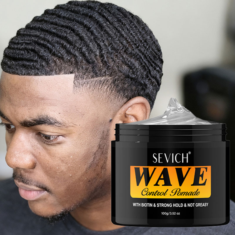 Men'S Grooming Gel - Pomata Deep Wave per Uomini Afroamericani,