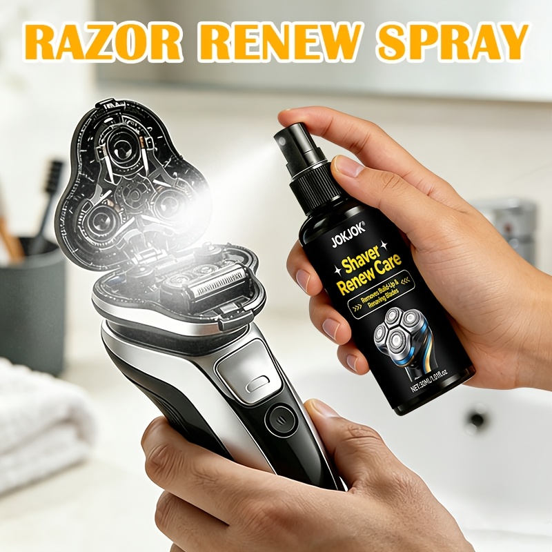 Electric Shaver Rotary - Spray detergente e lubrificante Renew Care