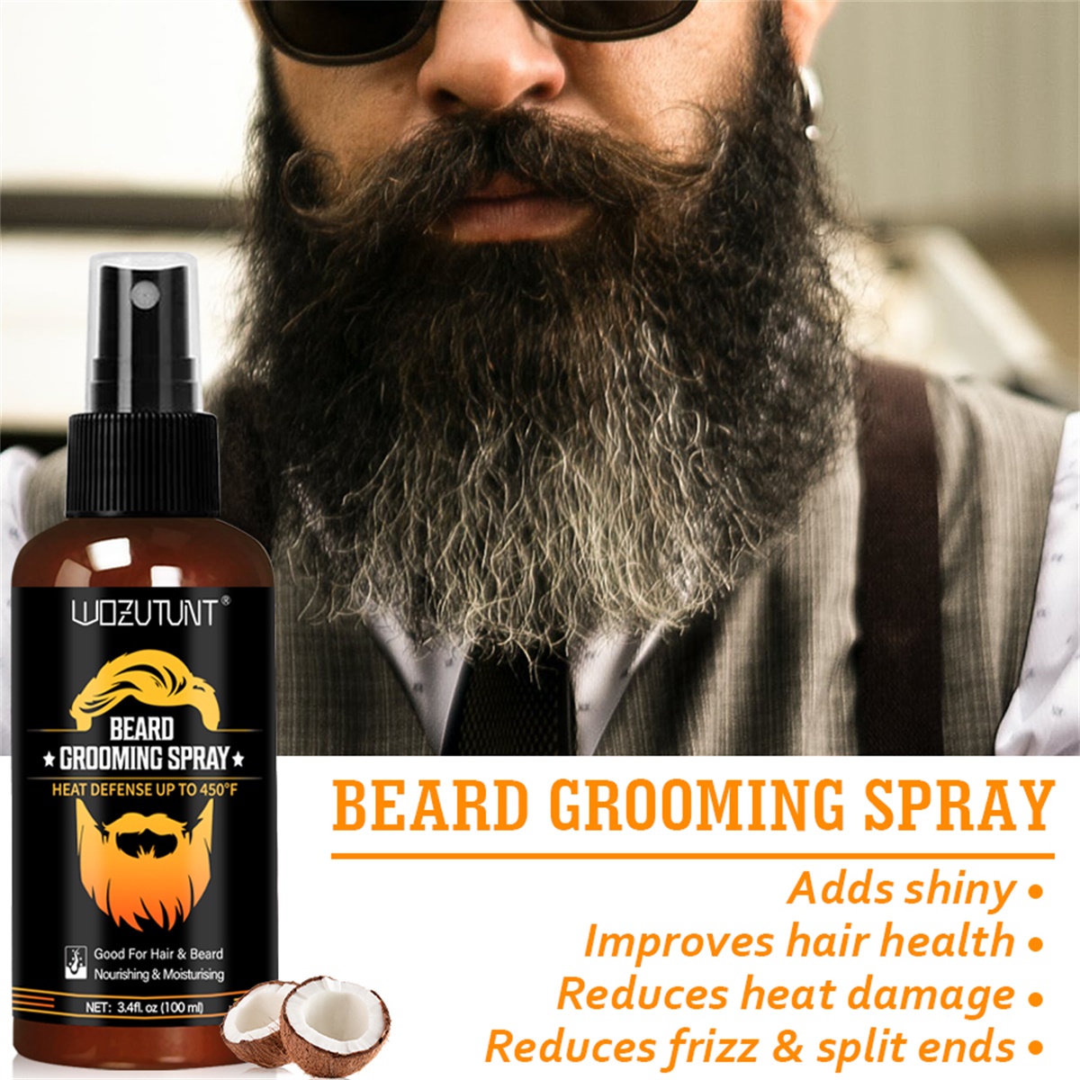 Spray per la Cura della Barba, - Mens Grooming Treatment recensione e prezzo