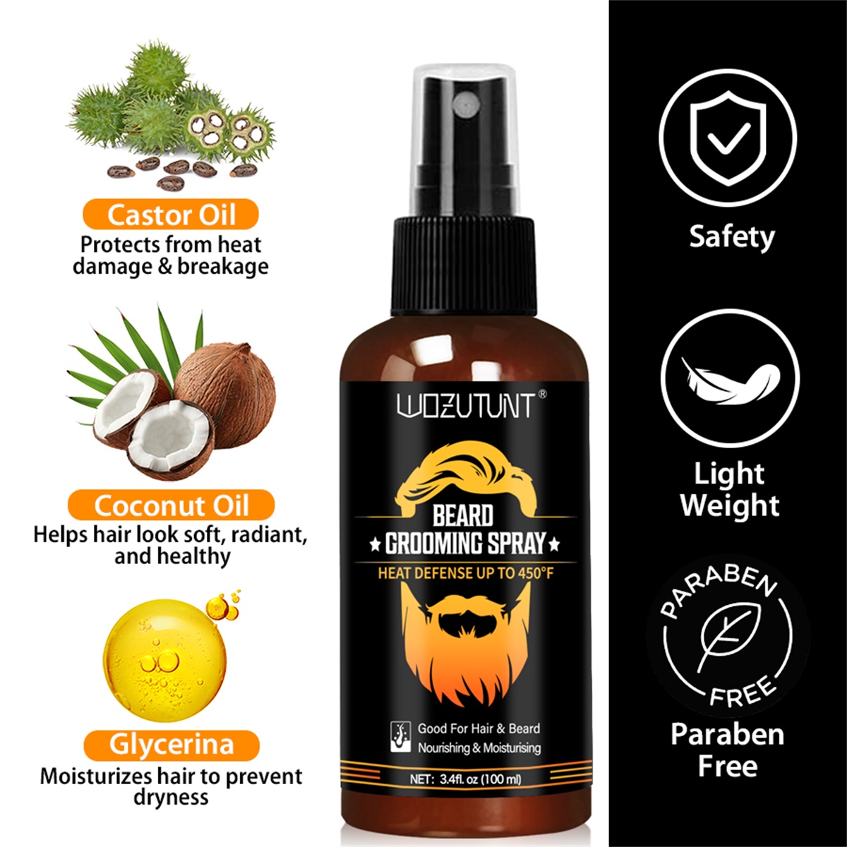 Spray per la Cura della Barba, - Mens Grooming Treatment recensione e prezzo