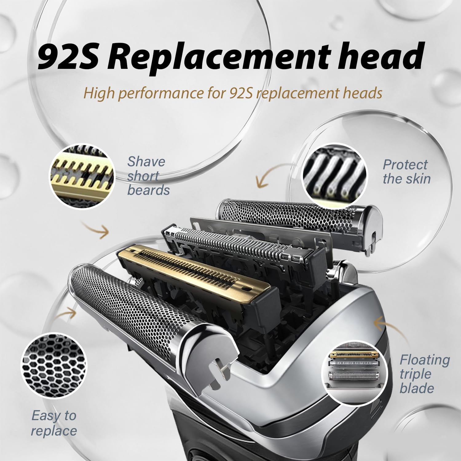 Nuova Testina di Ricambio 92S  - Electric Shaver Rotary recensione e prezzo