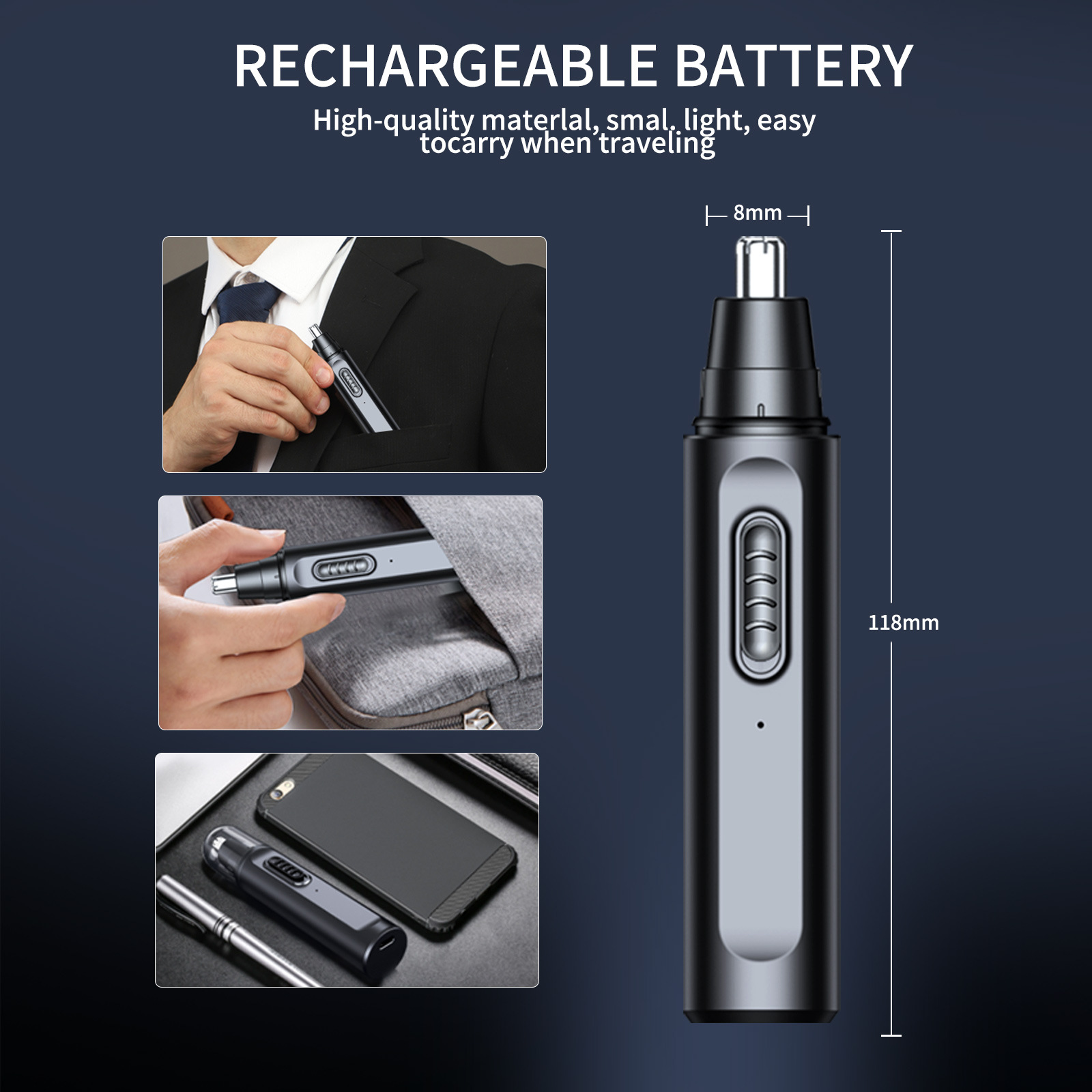 Tagliacapelli per naso per uom - Electric Shaver Rotary recensione e prezzo
