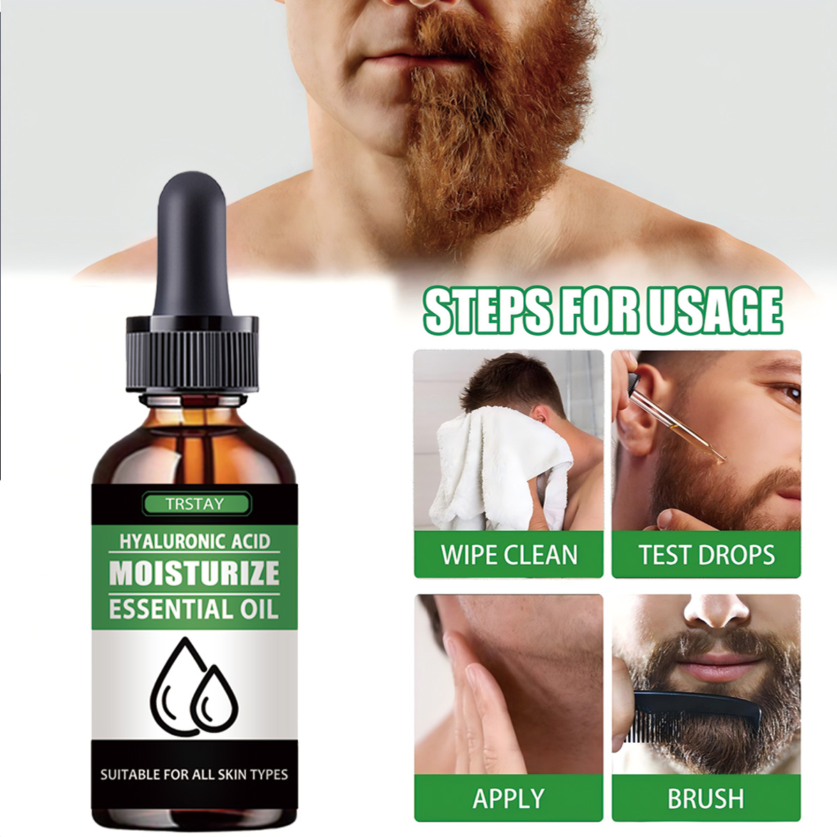 100% naturale accelera i peli  - Men'S Grooming Product recensione e prezzo