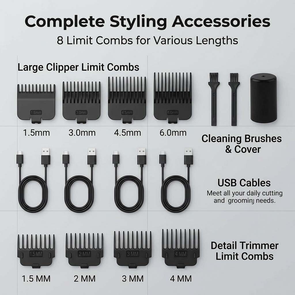 Set tagliacapelli da uomo 4 in - Electric Shaver Rotary recensione e prezzo