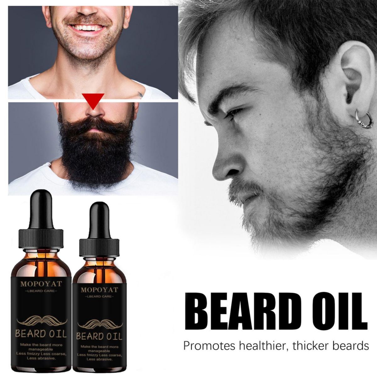Olio per barba per la crescita - Mens Grooming Treatment recensione e prezzo