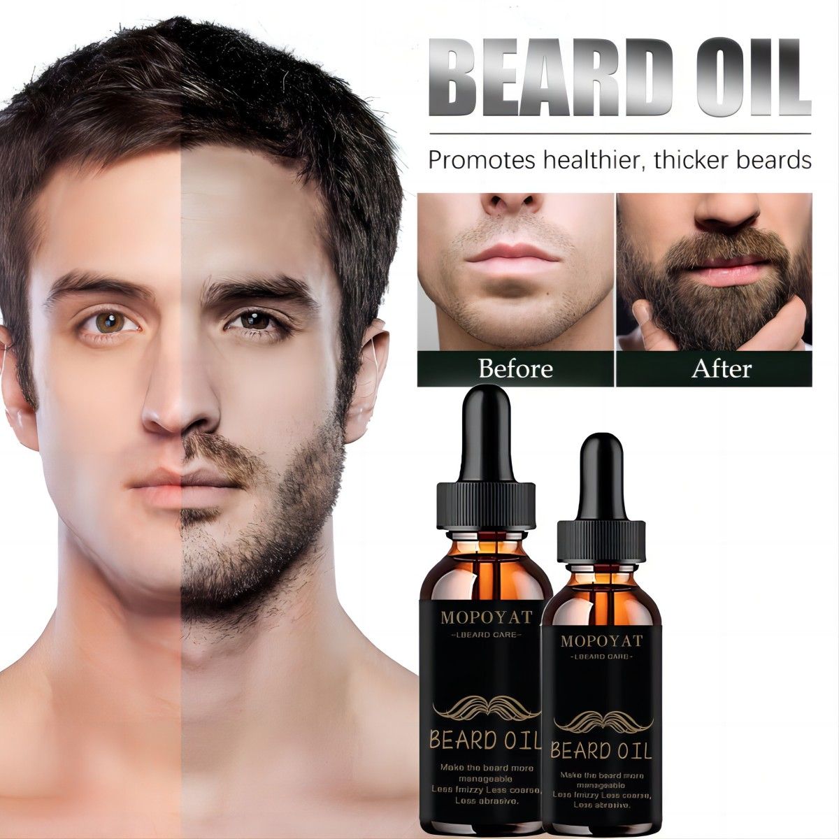 Olio per barba per la crescita - Mens Grooming Treatment recensione e prezzo
