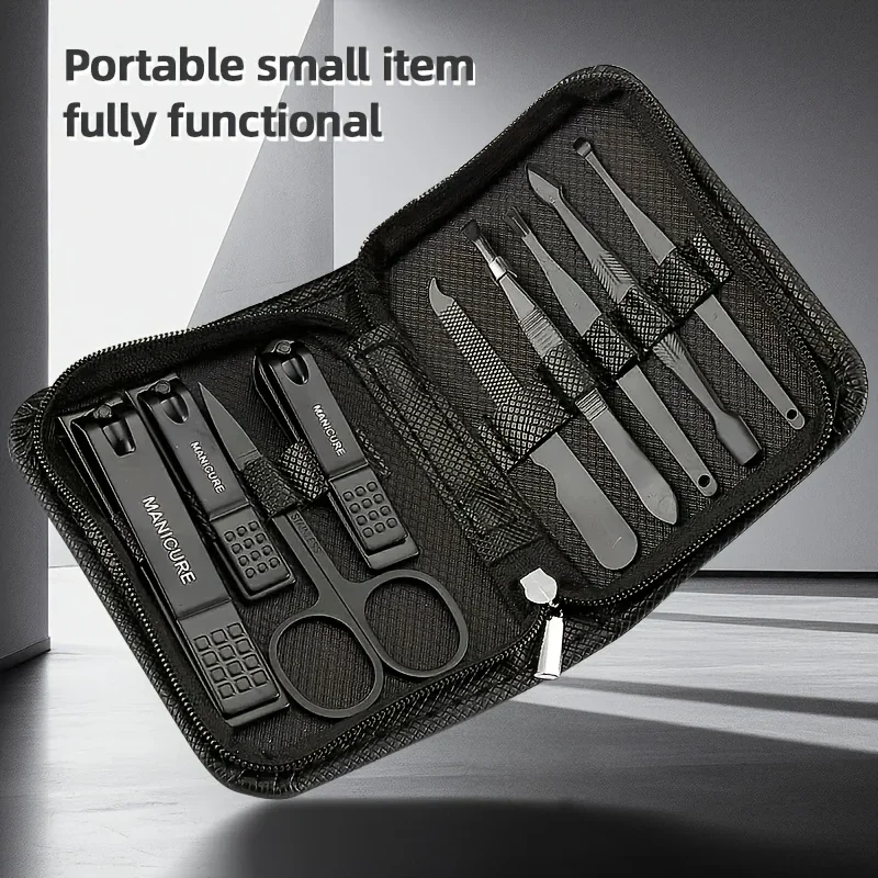Set Manicure e Pedicure 9 in 1 - Men'S Grooming Tool recensione e prezzo