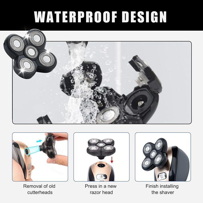 Testina Rotante a 5 Lame per R - Electric Shaver Rotary recensione e prezzo