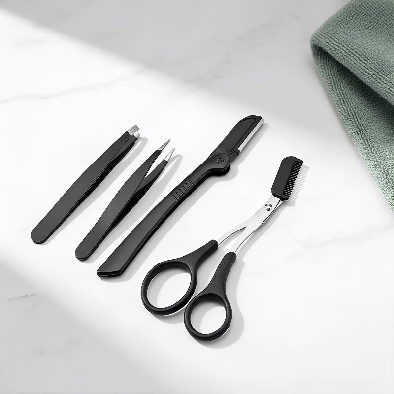 Set di 3 Pezzi in Acciaio Inos - Men'S Grooming Eyebrow Shape recensione e prezzo