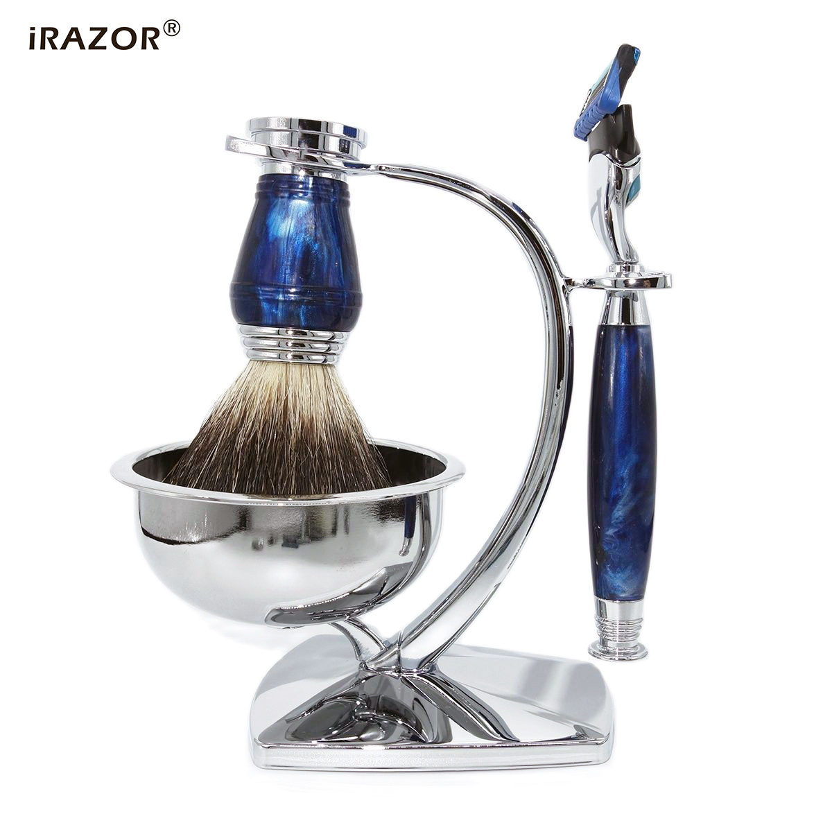 iRAZOR Royal Blue - Kit da Bar - Mens Grooming Kit Luxury recensione e prezzo