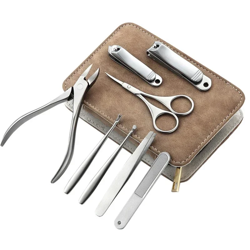 8/12 pezzi Kit manicure profes - Men'S Grooming Tool recensione e prezzo