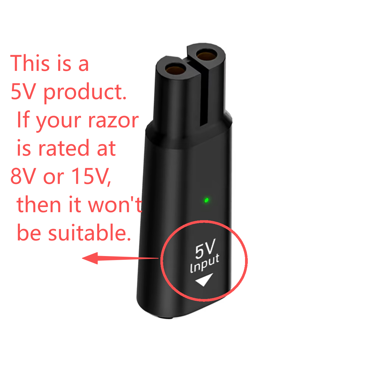 Adattatore di Ricarica USB Typ - Electric Shaver Rotary recensione e prezzo
