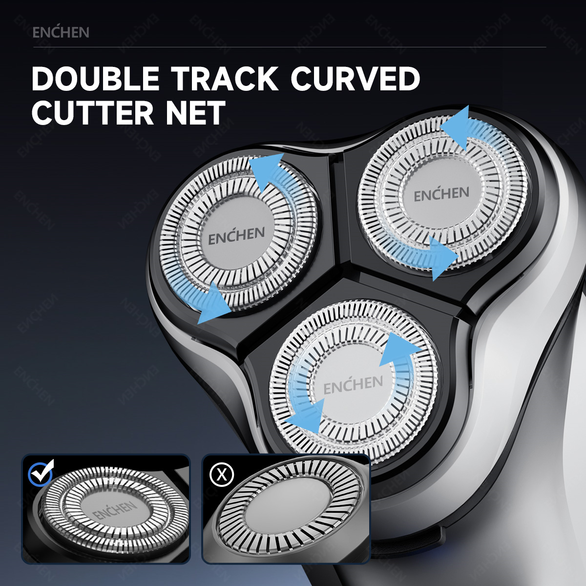 ENCHEN Blackstone's Testina di - Electric Shaver Rotary recensione e prezzo